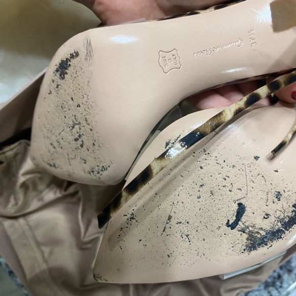 Gianvito Rossi heels, sandals, 37.5, leopard, great condition - Picture 4 of 4